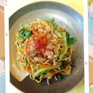 チョロリスの作ってみた!投稿(ガッツリ男子に捧ぐ！『屋台風ソース焼きそば』)