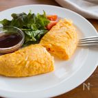 『基本のふわふわプレーンオムレツ』＃朝ごはん＃洋食