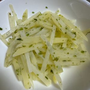 750176の作ってみた!投稿(食感がクセになる！じゃがいもののり塩サラダ)