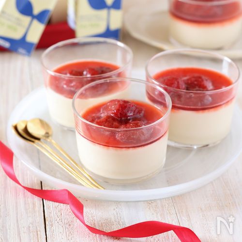 なめらかな豆乳パンナコッタ【豆乳でヘルシーデザート】
