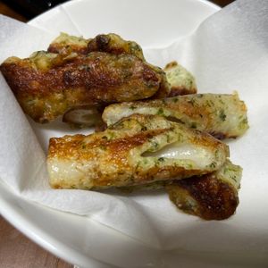 ぽちゃこの作ってみた!投稿(お弁当&副菜に♪調味料オール2で簡単!『ちくわの磯辺焼き』)