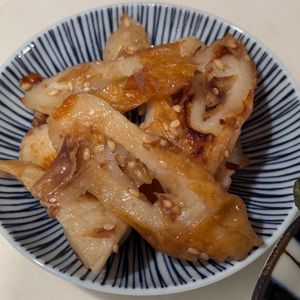 サカイケンの作ってみた!投稿(【ちくわの白だしおかかきんぴら】作り置きやお弁当おかずに！)
