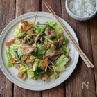 栁川かおりのレシピノート。 vol.19　丁寧に作る、肉野菜炒め。