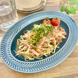 のりのり🐾🎀🤍の作ってみた!投稿(味付けこれだけ!さっと作れる!もやしとベーコンのソテー)