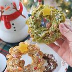 【5分で簡単！】クリスマスリースチョコ