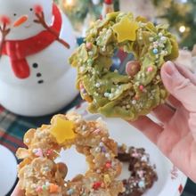 【5分で簡単!】クリスマスリースチョコ