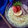 さっぱり塩レモン風味【ジョンソンヴィルとトマトの冷やし麺】