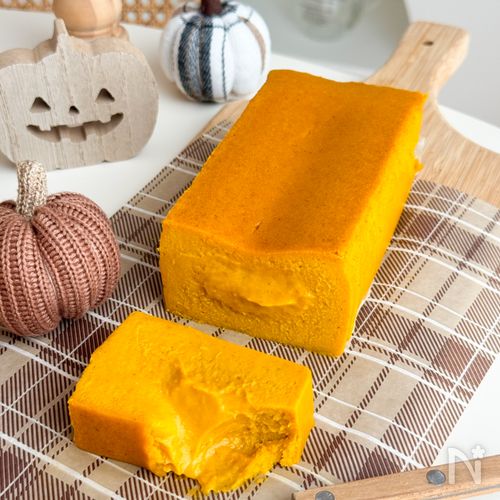 材料5つ とろーりメープルかぼちゃケーキ