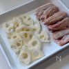 照りっと甘辛【手羽中とれんこんの甘酢照り炒め】の下準備
