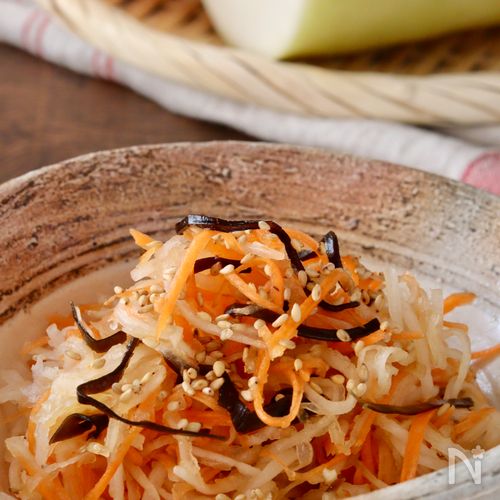 にんじん大根の塩こんぶナムル
