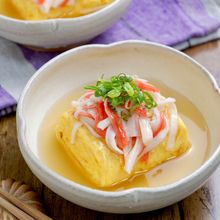 【だし巻き卵の和風あんかけ】節約食材で料亭風！絶品すぎる♡
