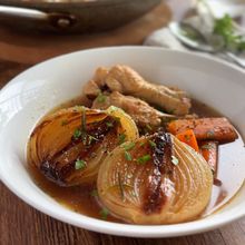 野菜と鶏肉のスープ
