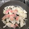 ワンパン!本鶏だし濃厚トマトクリームパスタの工程2