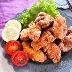 米粉で作るカリッカリ衣
うちの定番⭐︎鶏唐揚げ