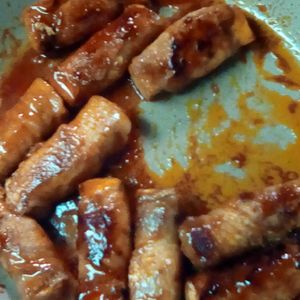 鶏皮坊主の作ってみた!投稿(【天才的に旨い♡厚揚げの甘辛豚巻き】トッポギ風で食べ応え◎)