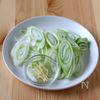 塩豚ねぎ豆腐の工程3