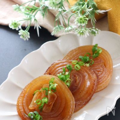 甘味がたっぷり♪たまねぎのみりん焼き