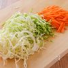 【キャベツとにんじんの中華スープ】やさしい味わいがおいしい！の工程1