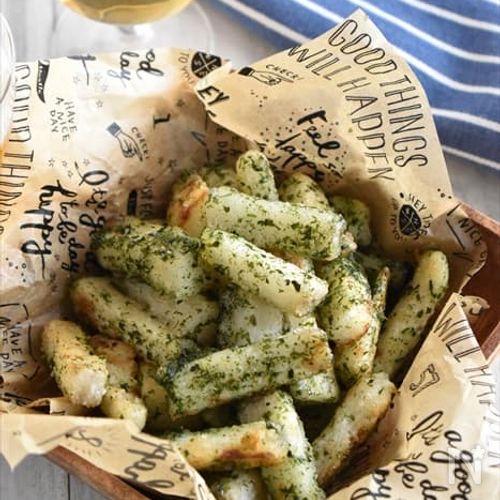 【長いもの海苔塩スティックポテト】サクほくっ手が止まらない！