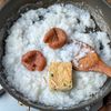 【水いらず！梅たまごのやさしいおかゆ】災害時にもの工程4
