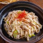 【無限にいける】レンチン蒸し鶏のねぎだくナムル#作り置きにも