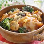 市販のナポリタンで出来る鶏肉の簡単煮込み
