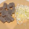 コスパ最強♩ささみ蒟蒻のぷりぷり鶏チリの工程1