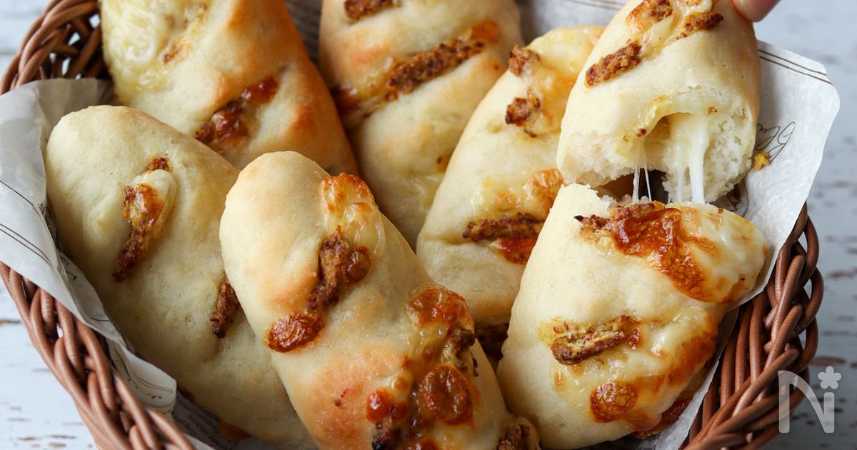 グルテンフリー 米粉ののびーるチーズドッグパン