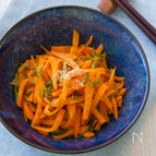 にんじんと大葉の和え物