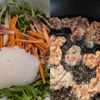 【豚こま唐揚げ】~たっぷり野菜おろし添えの工程3
