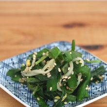 常備菜にも♪にら・ごま・もやしの中華風