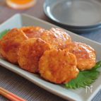 簡単！ヘルシー！鶏むねミンチの照り焼きつくね