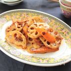 焦がし醤油の麻辣れんこん§花椒香る旨いおかず！