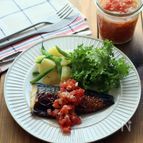 ♡鯖ソテーのトマトレモンソース
