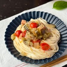 【キンキンに冷やして☆夏野菜たっぷりラタトゥユそうめん】