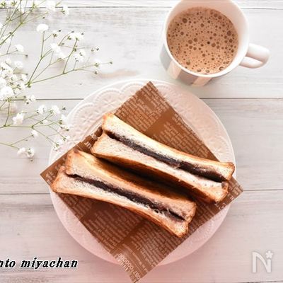 甘じょっばさがクセになる～！あんバターホットサンド♡