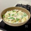 鶏ささみと春野菜の和風グラタンの工程6