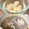 柚子胡椒香る♪水菜とれんこんの居酒屋風和風サラダの工程1