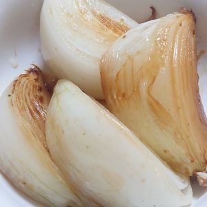 オレンジの作ってみた!投稿(とろあま♡新たまねぎの粒マスタード焼き)