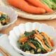 野菜不足解消！ほうれん草とにんじんのごま和え