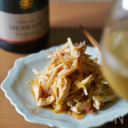 鶏ささみと薬味の"とりあえず"