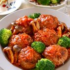 【キャベツミートボールのトマト煮】簡単にボリュームアップ