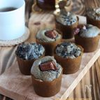 【卵バター不使用】胡麻たっぷりチョコマフィン