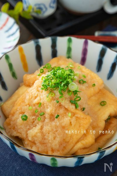 ササッとレンジで5分 油揚げのおろし煮 By まこりんとペン子 レシピサイト Nadia ナディア プロの料理家のおいしいレシピ