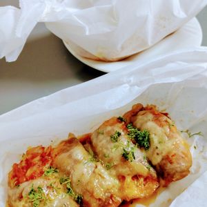 ゆみの作ってみた!投稿(3分レンジで包み蒸し♡厚揚げの豚キムチ〜ズ巻き)
