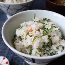 混ぜるだけ！明太しそご飯