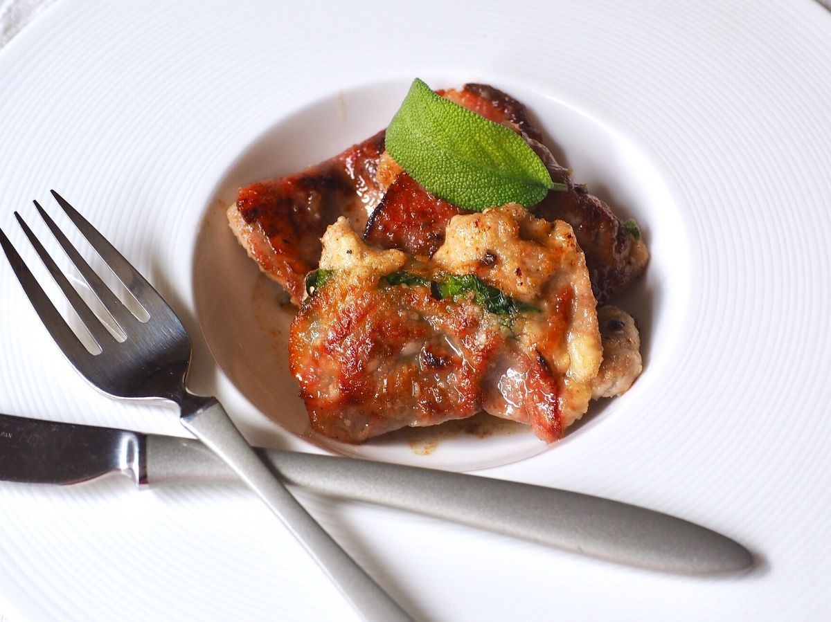 軽いチキンサルティンボッカのレシピ