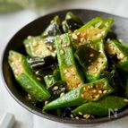 オクラとわかめのナムル♪レンジで作る簡単レシピ！