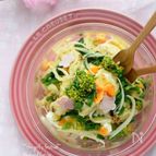 菜の花のポテトサラダ(マヨなし)