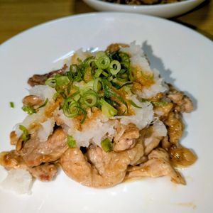 joe sanの作ってみた!投稿(【甘酢おろしポーク】調味料2つで簡単甘酢だれ♪)
